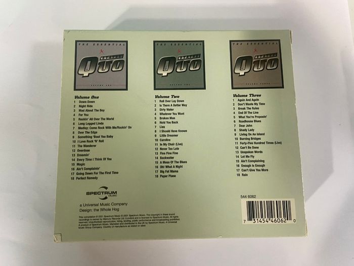 Status Quo The Essential Collection 3 CD Set