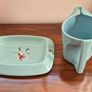 Vintage 1960s Johnnie Walker Wade Regicor Set Duck Egg Blue Image 4