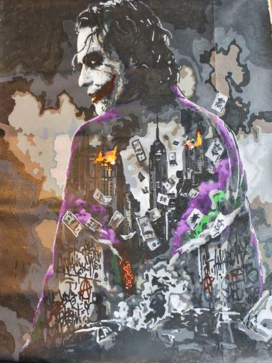 Joker painting