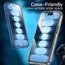 Screen Protector for iPhone 15 Pro Max 6.7-Inch, Tempered Glass Film with Easy Installation Tool, Case-Friendly, HD Clear, 3-Pack Image 7