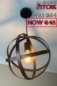 Black Industrial Ceiling Lights | Ceiling Light | Ceiling Light Fitting Round Pendant Lighting Ceiling | Retro Chandeliers Ceiling Light E27 Bulb For Living Room Hallway Kitchen Bedroom Lighting (FREE SHIPPING)