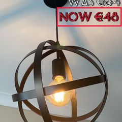 Black Industrial Ceiling Lights | Ceiling Light | Ceiling Light Fitting Round Pendant Lighting Ceiling | Retro Chandeliers Ceiling Light E27 Bulb For Living Room Hallway Kitchen Bedroom Lighting (FREE SHIPPING)