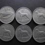 10 Irish 6 pence coins (1940-1968) Image 4