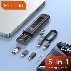 PD60W USB C To Type C Cable For iPhone 15 Pro Max 5 in 1 Cable Charging Case Set USB Adapter Cable For Samsung S23 Xiaomi