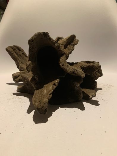Hiding Clay cave like wood for pleco / cichlid
