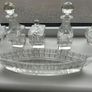 Two Rare Vintage Cut Crystal Cruet Set's Image 4