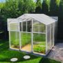 Garden Greenhouse 2.10 x 4.05m PVC/Steel FREE DELIVERY Image 4