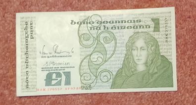 Irish One Pound Note - Series B