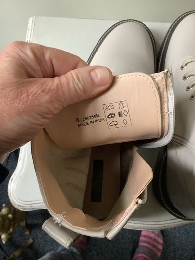 M&S real leather boots, new