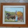 Large original old Water colour. Louise Thompson 1995. Image 2