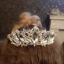 Bride's Designer Crystal Head Piece Image 6