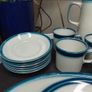 Vintage Wedgwood Blue Pacific Oven to Table Set Image 3