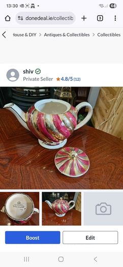 Antique sadler teapot
