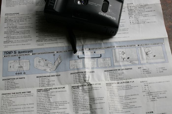 Olympus Trip S 35mm Film Camera Point and Shoot