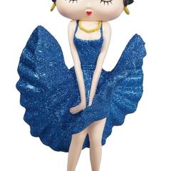Betty Boop Cool Breeze (Blue Glitter) 32cm