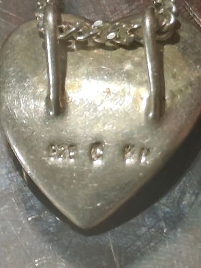 sterling silver heart necklace