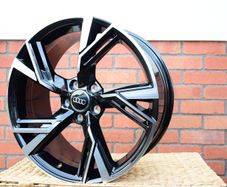 19" RS6 Type Black Alloy Wheels Audi Seat Skoda Mercedes Lamborghini VW 5x112