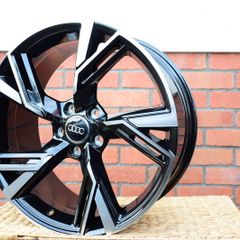 19" RS6 Type Black Alloy Wheels Audi Seat Skoda Mercedes Lamborghini VW 5x112