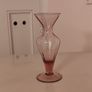 Beautiful Vintage Dusky Pink Small Glass Vase Image 2