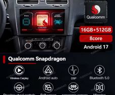 Android 17 Wireless CarPlay for Volkswagen Golf 6