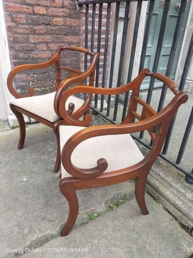 Set of 8 vintage Dining Chairs
