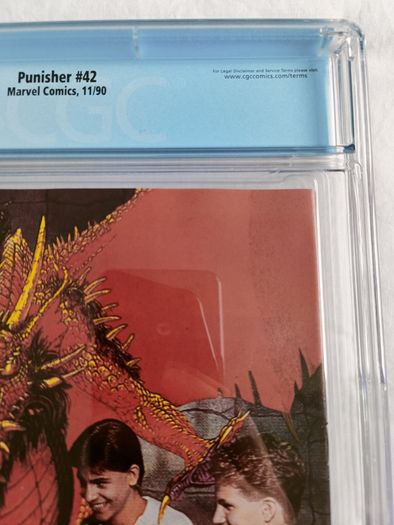 The Punisher Issue 42 CBCS / CGC 9.8 Certified Graded Comic Framed  DC Marvel