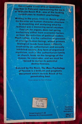 The Mass Psychology of Fascism / William Reich / 1970