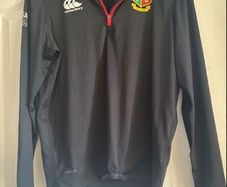 Lions rugby half zip