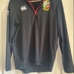 Lions rugby half zip
