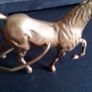 Vintage Brass Horse and Carriage. Image 4