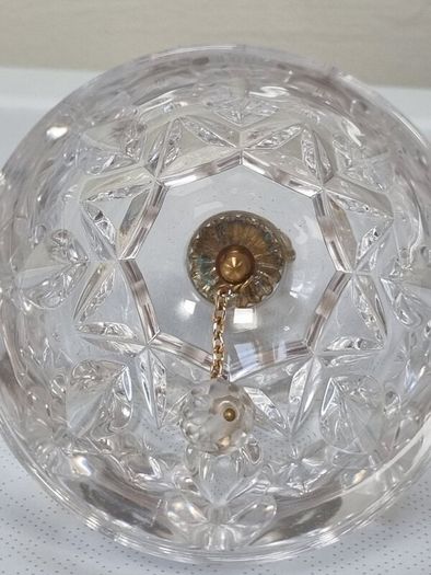 Vintage Brass / Crystal  Bell