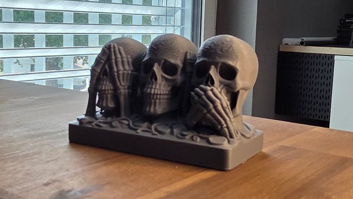 Three Wise Skulls