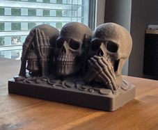Three Wise Skulls