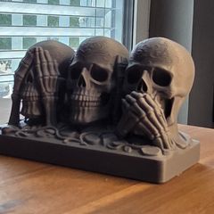 Three Wise Skulls