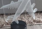 3d lamp plane