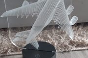 3d lamp plane