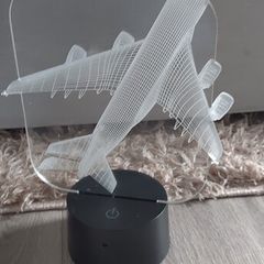 3d lamp plane
