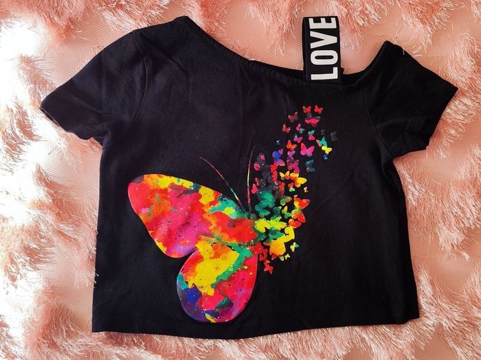 Girls crop tops 7/8y