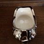 Stunning Vintage Silver and cream Georgian England Milk jug and sugar bowl set Image 4