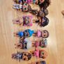 lol bundle, 33 dolls, storage case and display stand. Image 2