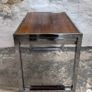 Midcentury Chrome & Rosewood Nest Of Tables By Mda Howard Miller Image 5