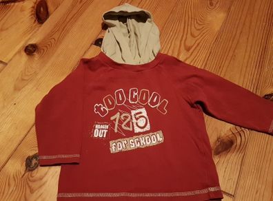 Age 1-1.5 'Too Cool for School' Hooded Top