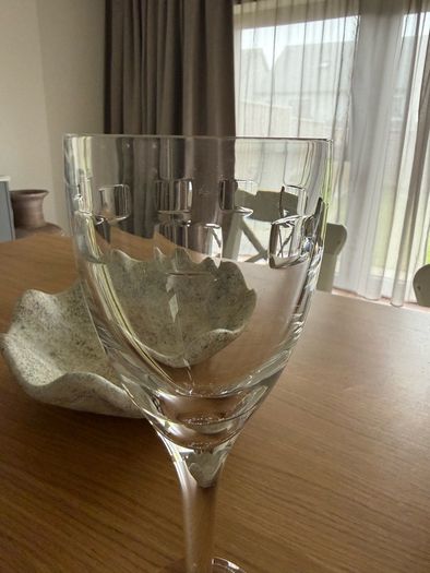 John Rocha Collab Waterford Crystal Incline Geo Wine Goblet