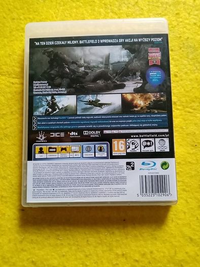 Game in Polish language Battlefield 3 PlayStation3 ps3 Games Original