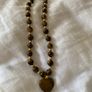 Beaded necklace with heart Image 2
