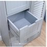 Bathroom Furniture Range With Drawers Cabinet, Grey Image 6
