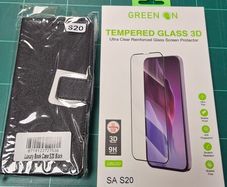 phone case and tempered glass for Samsung S20
