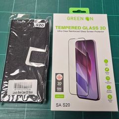 phone case and tempered glass for Samsung S20