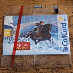 Ireland CallCard "Mulan" Walt Disney, mint in wrapper, 10/1998, 10 Units - free standard postage