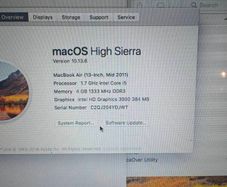 intel MacBook air 2011